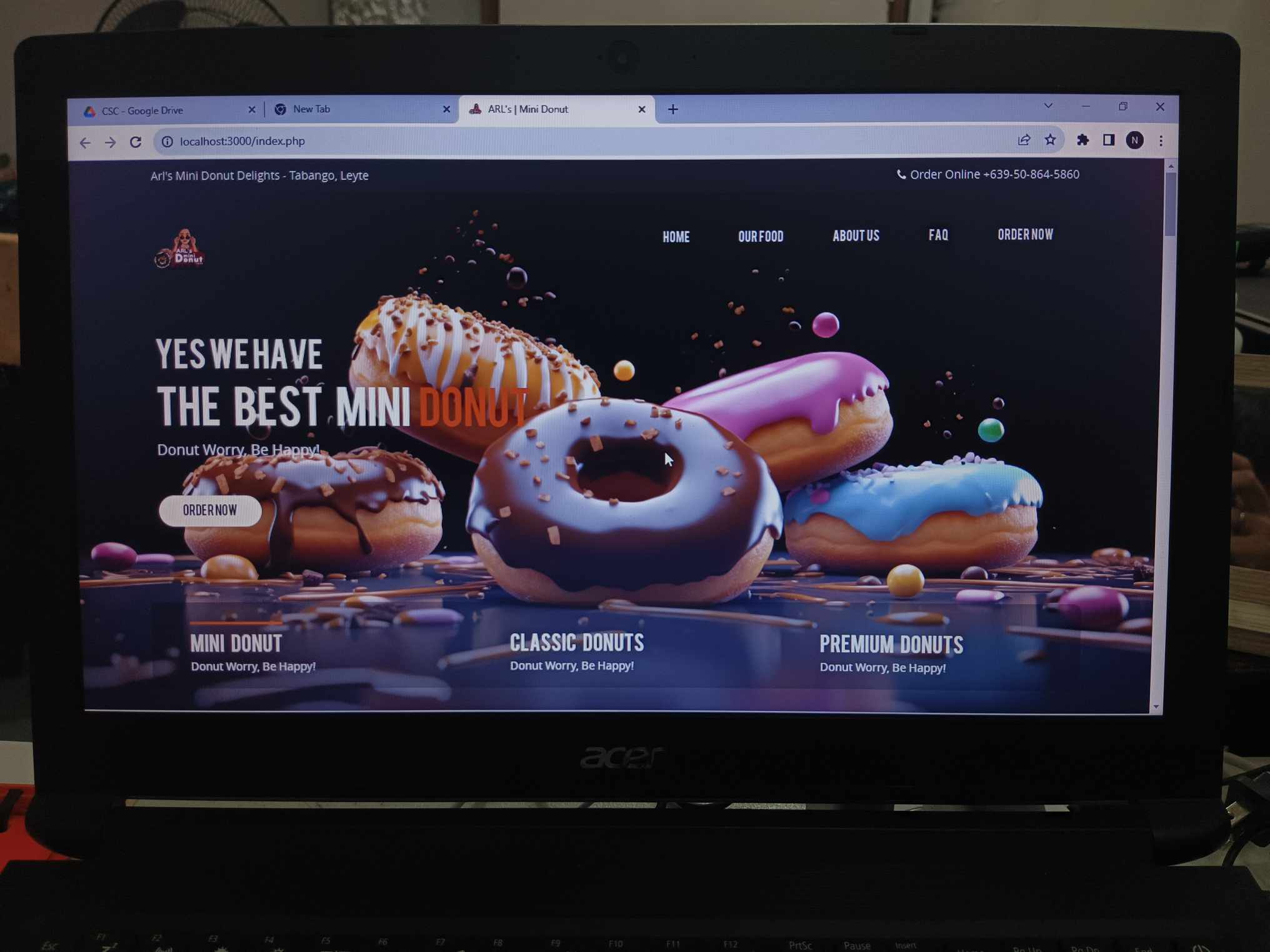 Mini Donut Ecommerce